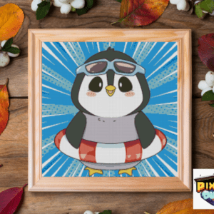 Pixxldude- Pingu Badespass (40x40)