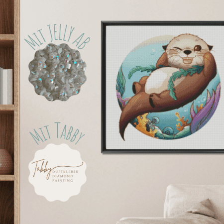 Valyovanka - Happy Otter 50x50 Mit Jelly AB und Tabby
