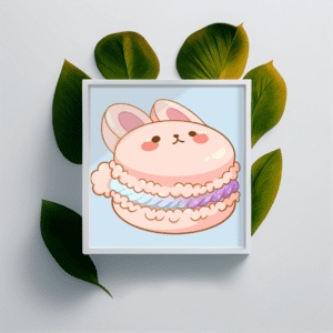 valyovanka, Hasi Macaron 30×30 Eckig Strass