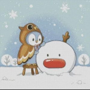 valyovanka, Christmas Pingu mit Schneentier