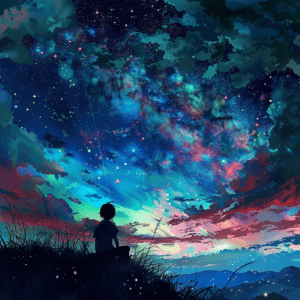 Handgemachte Kerze aus Soja Wachs - Under the Stars