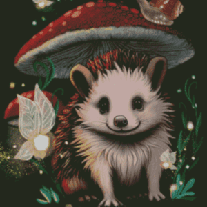 Igel by TinyTami 50x70 56 Farben