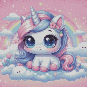 Cotton Candy Dreams by salzkatze.ai 40x40 56 Farben