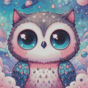 Feathery Friend by salzkatze.ai 40x40 56 Farben