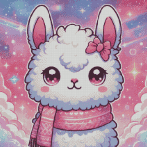 Whimsical Wanderer by salzkatze.ai 40x40 56 Farben