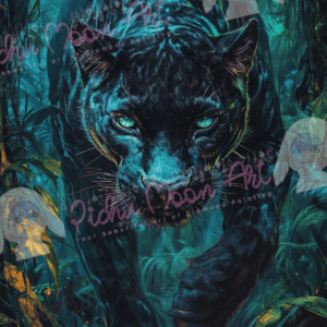 Jungle Phantom by Salzkatze.ai 50x80 52 Farben | Ai Art