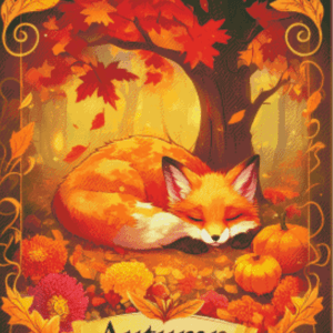 Tarot Card : Autumn by Shalajarias 50x60 56 Farben