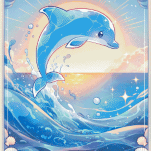 Tarot Card : ocean by Shalajarias 50x60 56 Farben