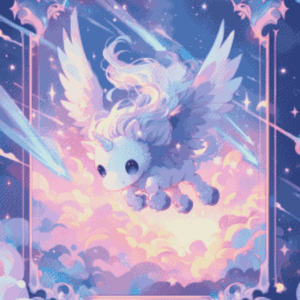 Tarot Card : Pegasus by Shalajarias 50x60 56 Farben