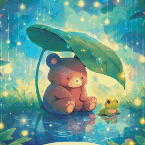 Tarot Card : Rain by Shalajarias 50x60 56 Farben