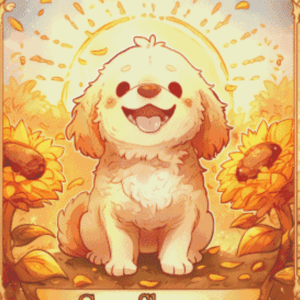 Tarot Card : Sunflower by Shalajarias 50x60 56 Farben