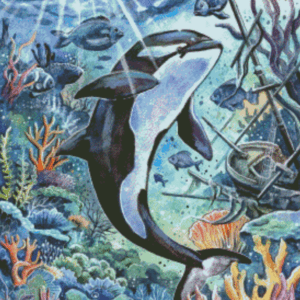 Echoes of the deep by Harenas Artwork 50x70 eckige Steine