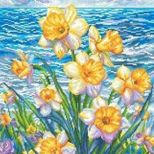 Daffodils by the Sea